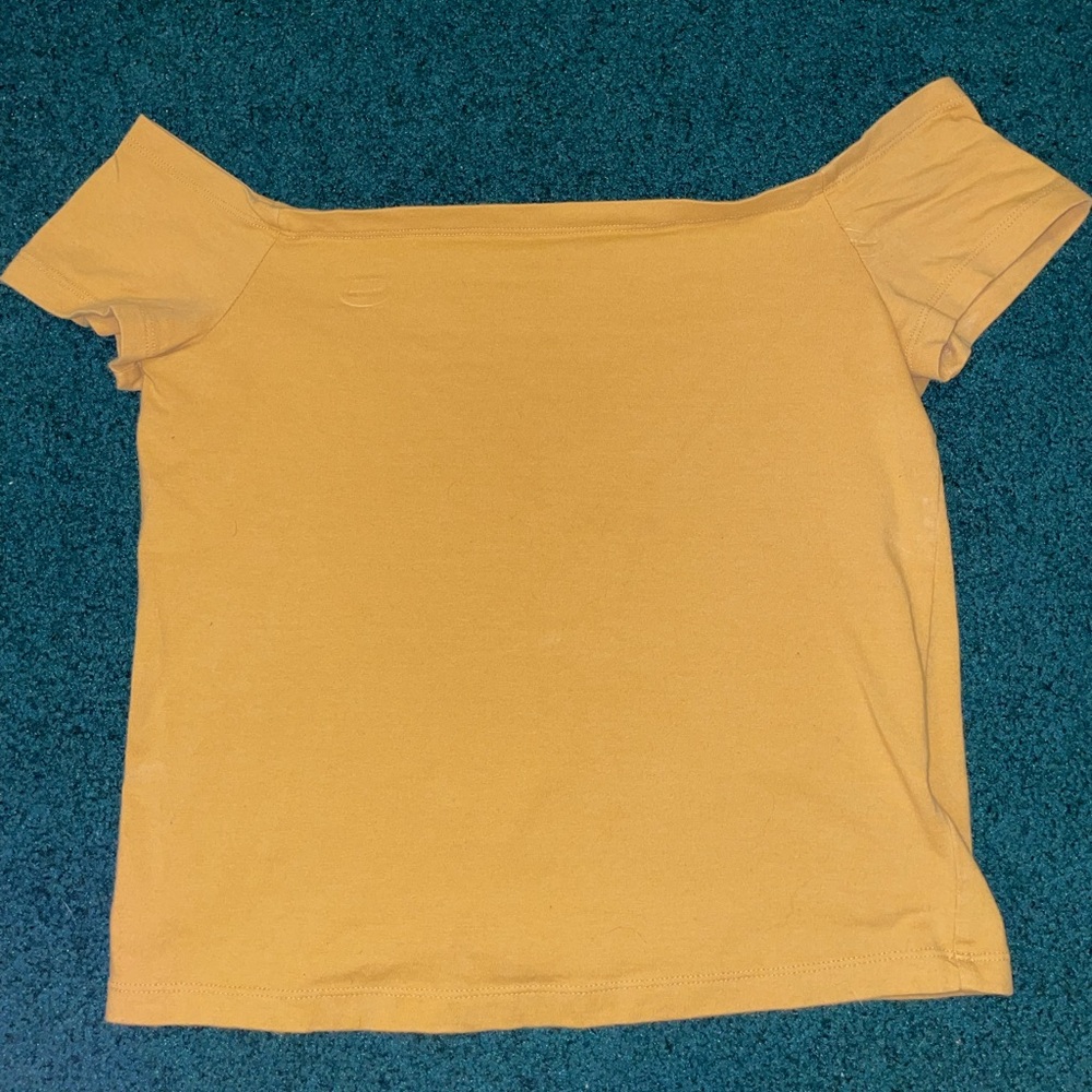 Pacsun off the shoulder yellow top. Size medium